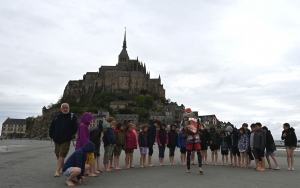 Retournac : des écoliers de Théodore-Monod sur les plages de Normandie