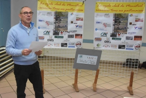 Monistrol-sur-Loire : un chèque de 1 300 euros remis par le Cyclo Club aux Virades