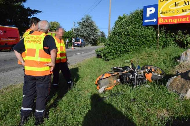 A Bas-en-Basset, le 9 juillet, un accident d&#039;une moto contre une voiture avait fait deux blessés graves.|||