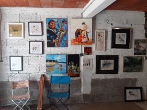 Une galerie éphémère pour 9 artistes à Saint-Vidal