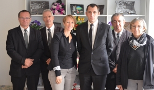 Avec son nouveau magasin funéraire, Cyril Dolmazon et son équipe souhaitent faire connaître leur activité aux habitants du Mazet
