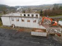Yssingeaux : l&#039;amphithéâtre du lycée agricole démoli, une salle polyvalente en construction