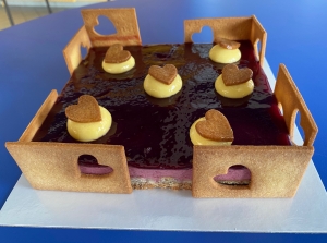 Un gâteau spécialement créé pour la Fête des mères par les pâtissiers de Haute-Loire