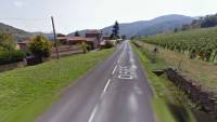 L&#039;accident s&#039;est passé sur la commune de Villeneuve-d&#039;Allier. Photo Google Street View