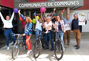 Montfaucon-en-Velay : première participation au challenge régional sur la mobilité