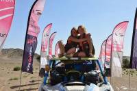 Sylvie Vidal et Caroline Sauvage sur le podium du rallye Cap Femina Aventure