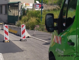 Espaly-Saint-Marcel : après l&#039;effondrement, les travaux débutent lundi