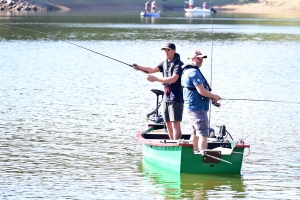 40 pêcheurs taquinent le carnassier sur le barrage de Lavalette pour la 1re Loire Predator Cup