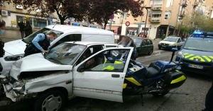 A Davézieux, une course-poursuite des gendarmes avec une voiture volée