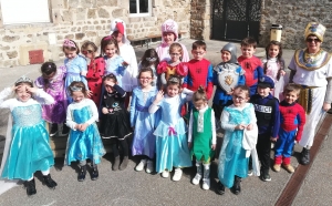 Saint-Didier-en-Velay : les écoliers ont fêté Mardi-Gras