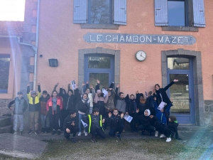 Les CM2 de l&#039;école Saint-Gabriel en visite au Lieu de mémoire au Chambon-sur-Lignon