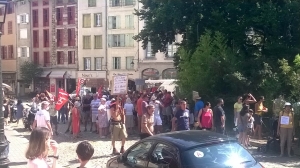 Le Puy-en-Velay : une nouvelle manifestation des opposants au pass sanitaire
