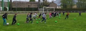 Yssingeaux : du foot pour les CE1 de l&#039;école Jean-de-la-Fontaine