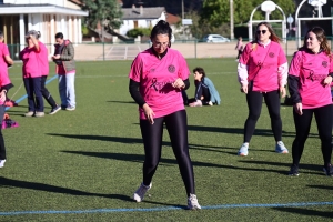 Retournac : 132 femmes participent à l&#039;action Octobre Rose du club de foot