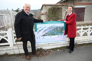 Nouveau pont de la Loire à Bas-en-Basset : le chantier débute en mars par une démolition