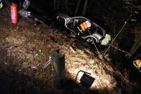 Sainte-Sigolène : une voiture arrache la barrière en bois et finit dans le ravin