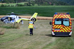 Beauzac : un jeune automobiliste héliporté après un accident