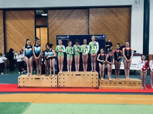 Gymnastique : les Monistroliennes s&#039;imposent à Volvic en 10-11 ans