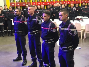 Montfaucon-en-Velay : dix pompiers reçoivent une médaille
