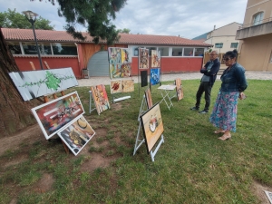 Bas-en-Basset : la fête des arts a réuni 21 artistes dans le jardin public