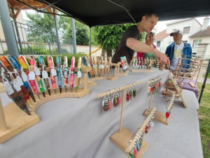 Bas-en-Basset : la fête des arts a réuni 21 artistes dans le jardin public