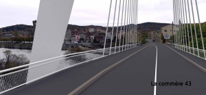 Le futur pont de Langeac. Crédit DR