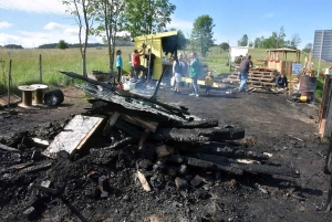 Monistrol-sur-Loire : la cabane des Gilets Jaunes encore attaquée dans un incendie