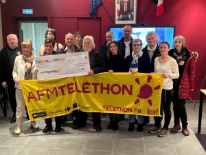 Saint-Ferréol-d'Auroure : 2 400 euros réunis au bénéfice du Téléthon