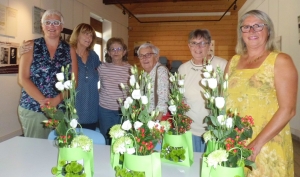 Un atelier d&#039;art floral vert espérance au Chambon-sur-Lignon