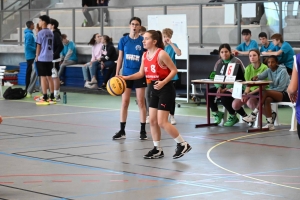 Le lycée public de Monistrol double champion académique UNSS de basket 3x3