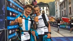 Yssingeaux : les frères Trivel s&#039;imposent après 300 km de course à pied dans le Mont-Blanc