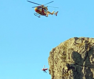 Chaudeyrolles : une femme hélitreuillée après une chute au site d&#039;escalade de la Roche Pointue