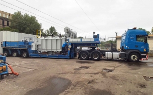 Un nouveau transformateur de 40 tonnes installé au poste source à Vézézoux
