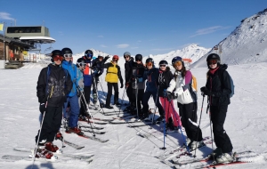 Week-end ski pour l&#039;association sportive du lycée public de Monistrol