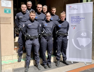 Cinq nouveaux policiers recrutés au commissariat du Puy-en-Velay