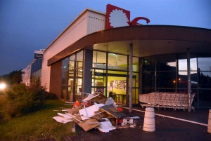 Aurec-sur-Loire : le supermarché Casino évacué suite à l&#039;orage