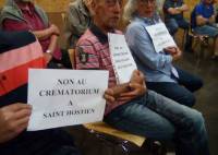 Le collectif d&#039;opposants au crématorium à Saint-Hostien fait le point