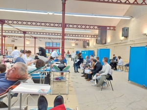 Yssingeaux : 224 donneurs de sang dont 11 nouveaux à la salle de la Coupe du monde