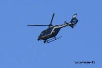 L&#039;hélicoptère de la gendarmerie est intervenu.