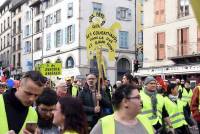 La manifestation régionale des Gilets jaunes au Puy-en-Velay en images
