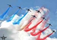 La patrouille de France dans le ciel de la Haute-Loire jeudi après-midi