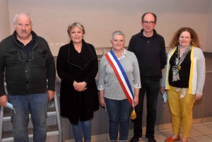 Michel Mondon, Sylvie Delaigue, Nadine Dufour, Robert Jouve et Amanda Gerentes