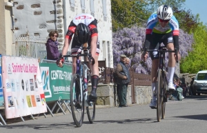 Cyclisme : Célian Rolland (UC Puy-en-Velay) sur le Tour du Cantal avec l'équipe de Haute-Loire