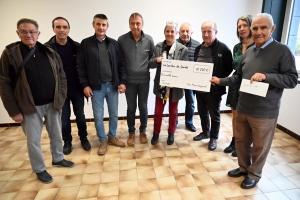 Saint-Didier-en-Velay : un don de 10 000 € remis au Jardin de Santé