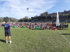 500 élèves de cycle 2 et 3 s&#039;essaient au rugby au Puy-en-Velay