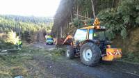 Cinq arbres bloquent la route entre Yssingeaux et Tence