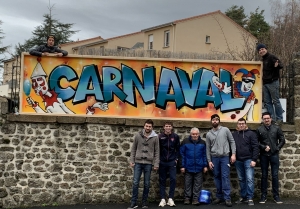 On prépare activement Carnaval à Saint-Didier-en-Velay