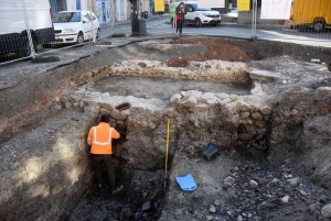 Puy-en-Velay : des fouilles archéologiques pour mieux connaître l&#039;histoire de la place du Marché couvert
