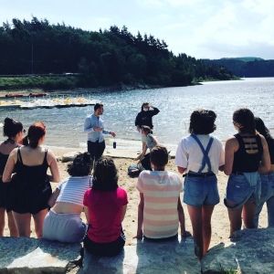 Yssingeaux : les lycéens de Saint-Gabriel au barrage de Lavalette avant les vacances