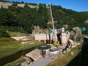 Nouveau Poutès : les vannes du barrage enlevées, tout un symbole